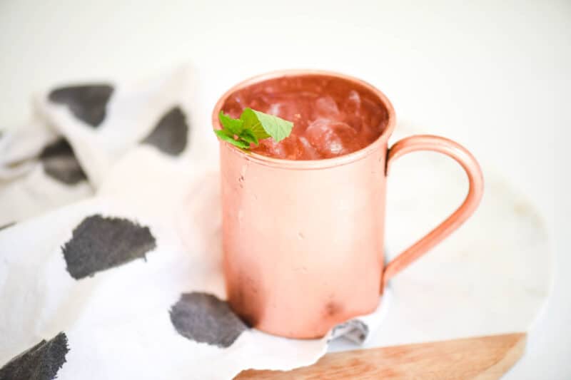 Strawberry Moscow Mule Recipe With Mint Laptrinhx News