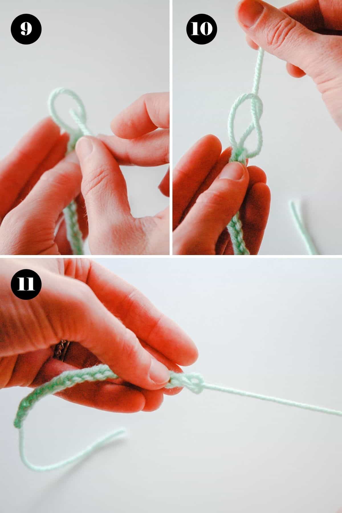 DIY Bracelets with Knotted Yarn - Cupcakes and Cutlery