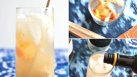 Peach Party, Wine Cocktail Recipe