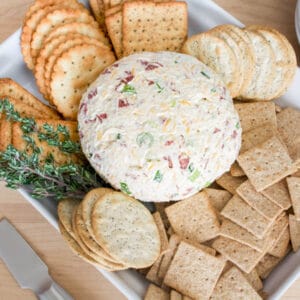 Classic Dried Beef Cheese Ball | An Easy Nostalgic Party Appetizer Recipe