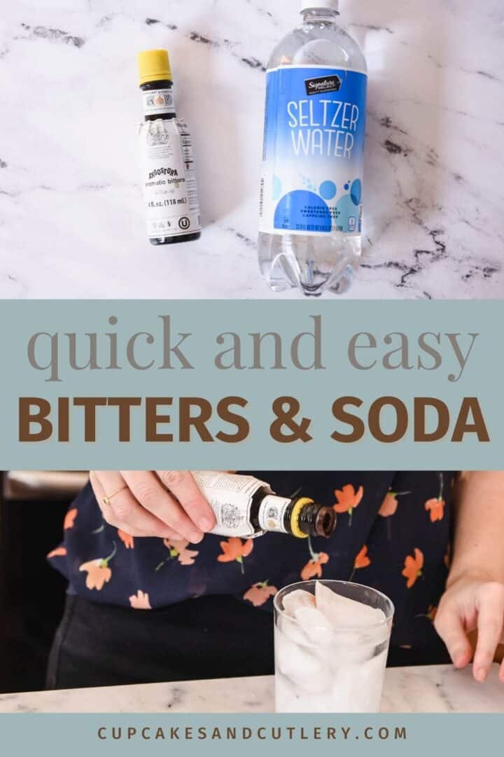 Bitters and Soda Almost Cocktail Cupcakes and Cutlery