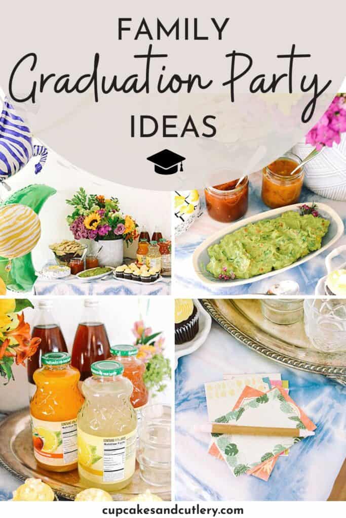 Small Family Graduation Party Ideas - Cupcakes and Cutlery