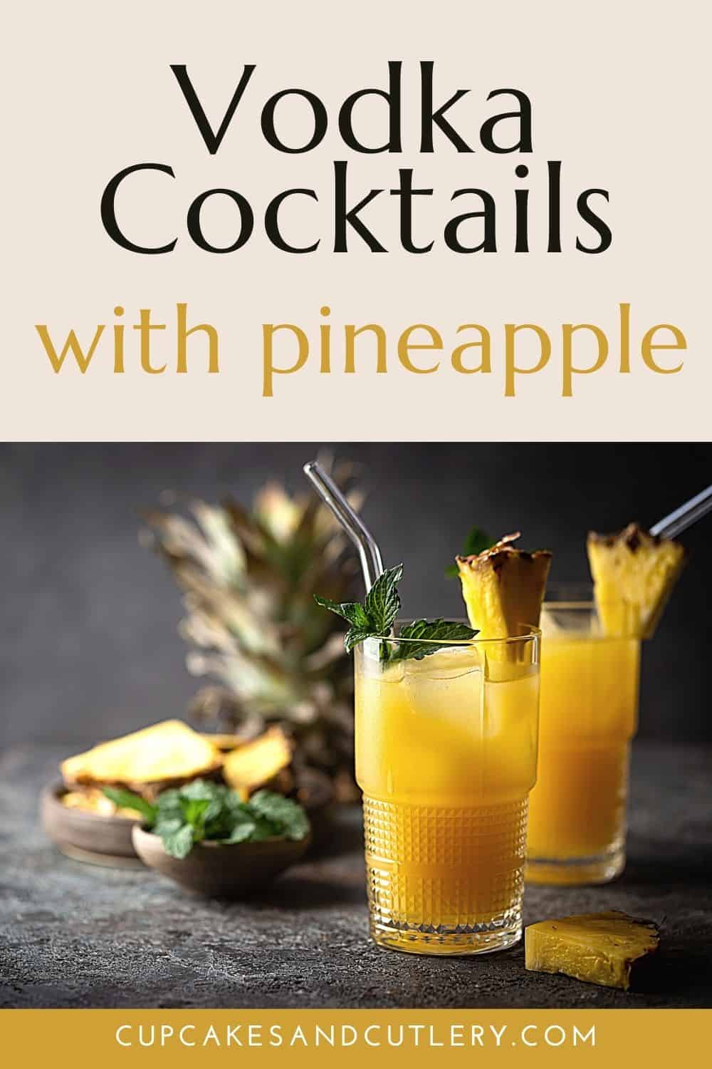 28 Summer Ready Vodka and Pineapple Juice Cocktail Recipes