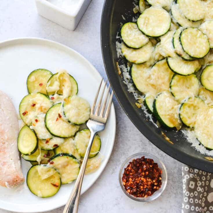 Easy Sauteed Zucchini and Onions with Parmesan Recipe - Cupcakes and ...