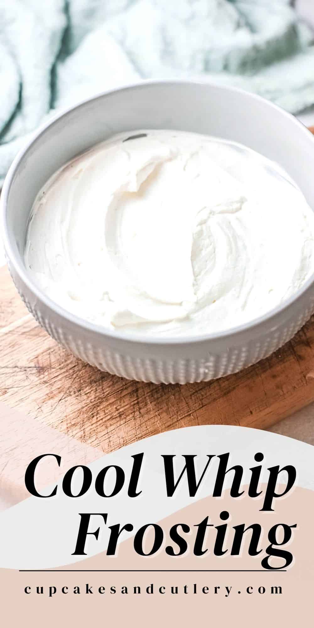 Best Quick and Easy Cool Whip Frosting Recipe Cupcakes and Cutlery