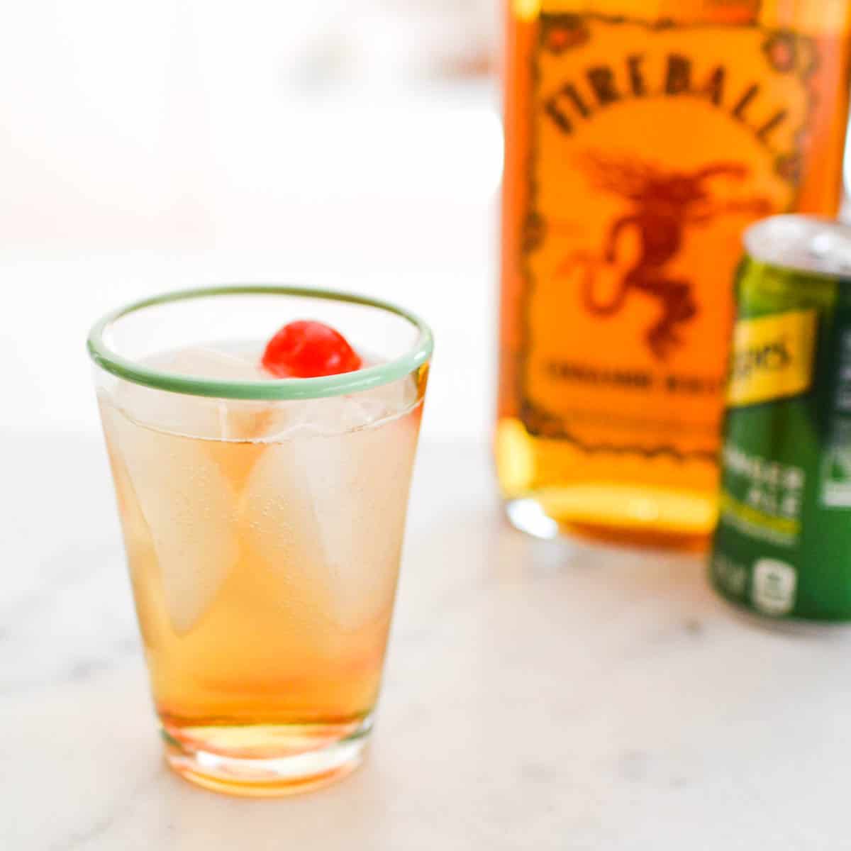 2-Ingredient Fireball Ginger Ale Cocktail Recipe