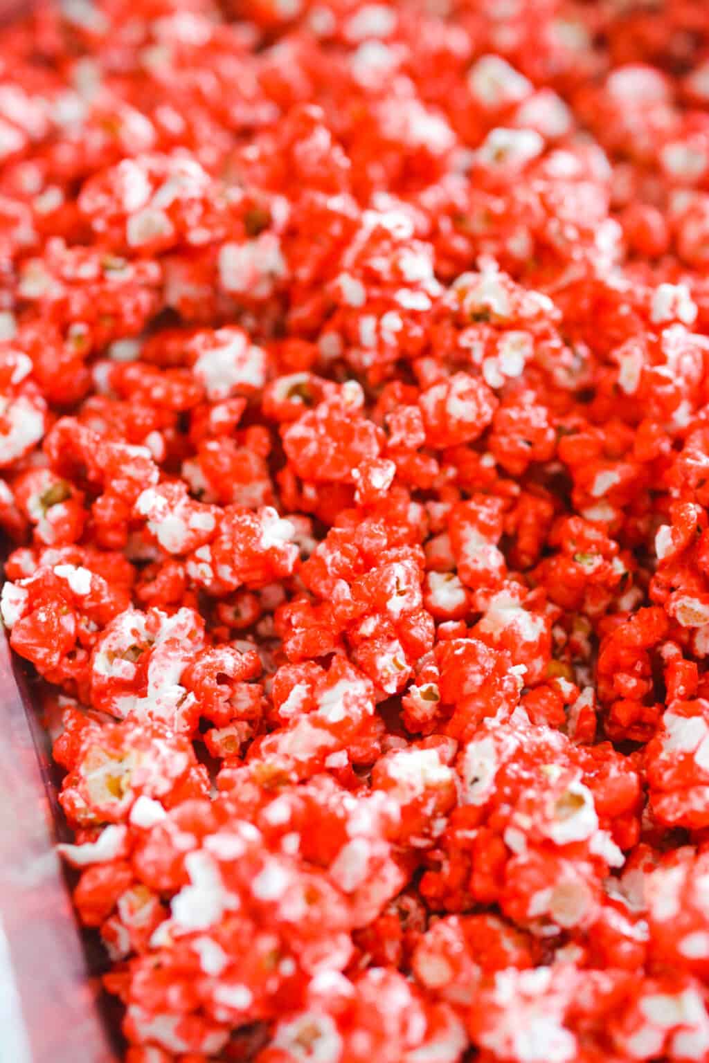 Cherry Jello Popcorn Recipe (Candied Popcorn)