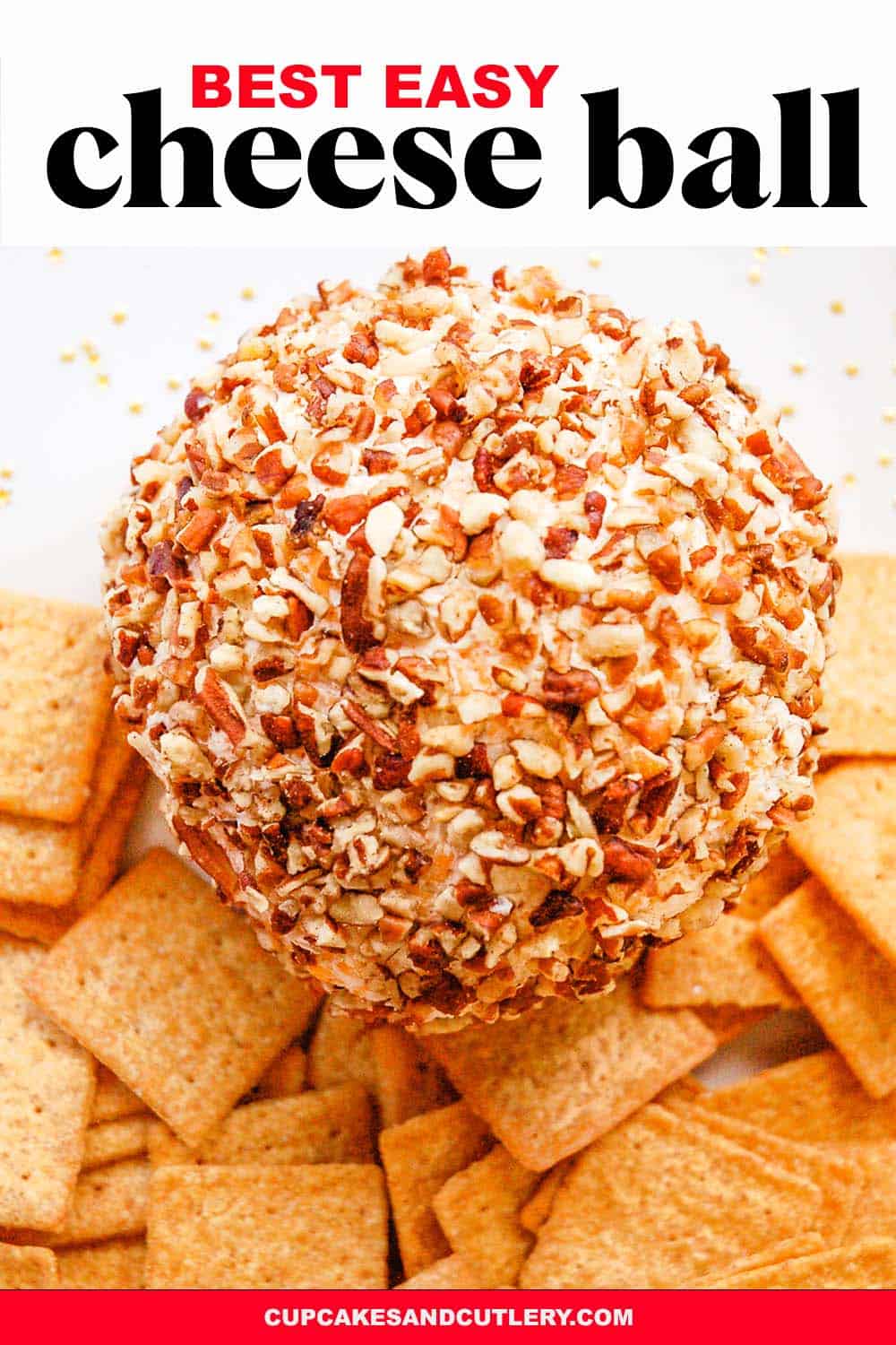 The Best Blue Cheese Cheese Ball Recipe Ever - Cupcakes And Cutlery