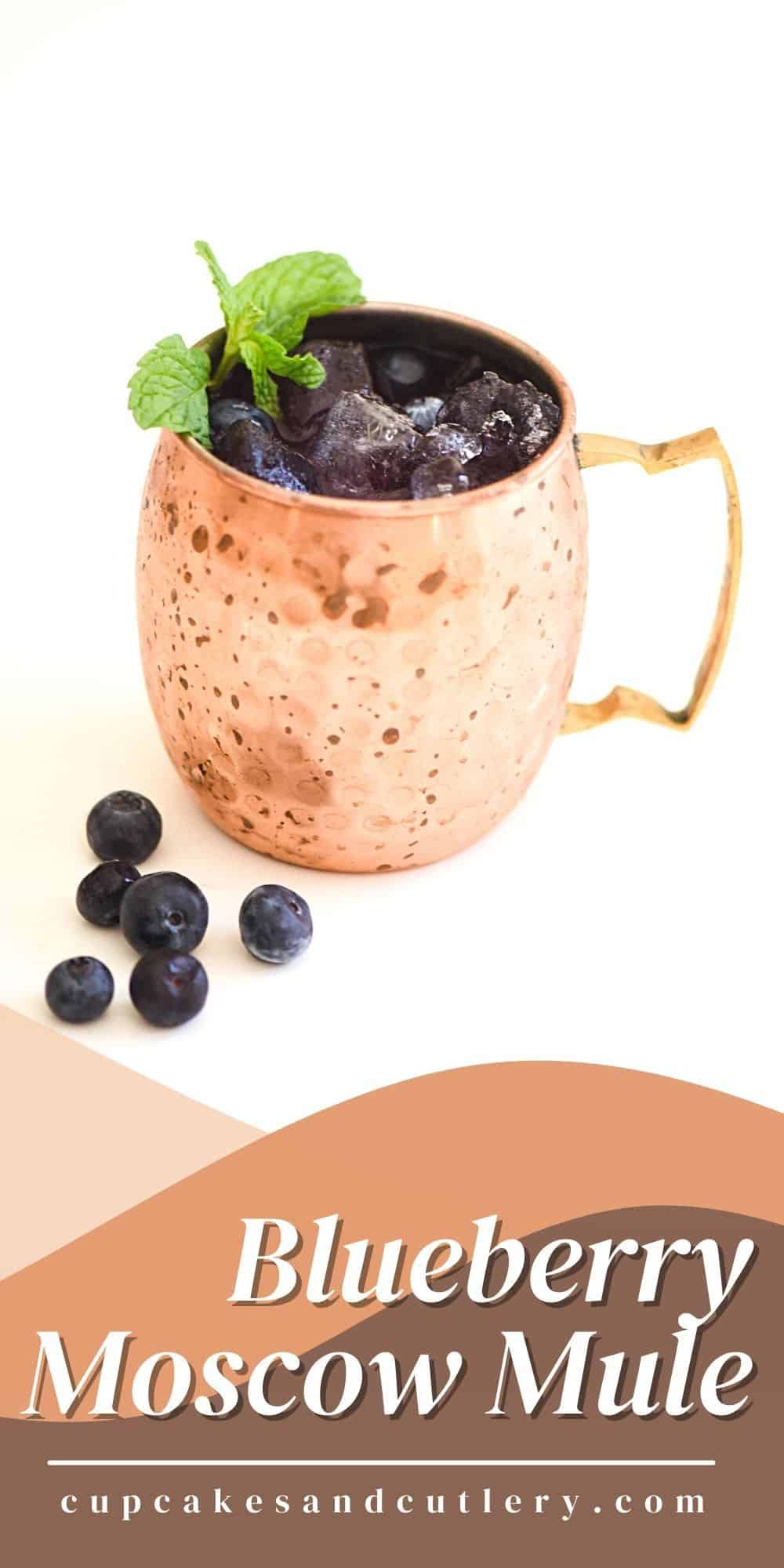 Delicious Blueberry Moscow Mule Recipe - Cupcakes and Cutlery