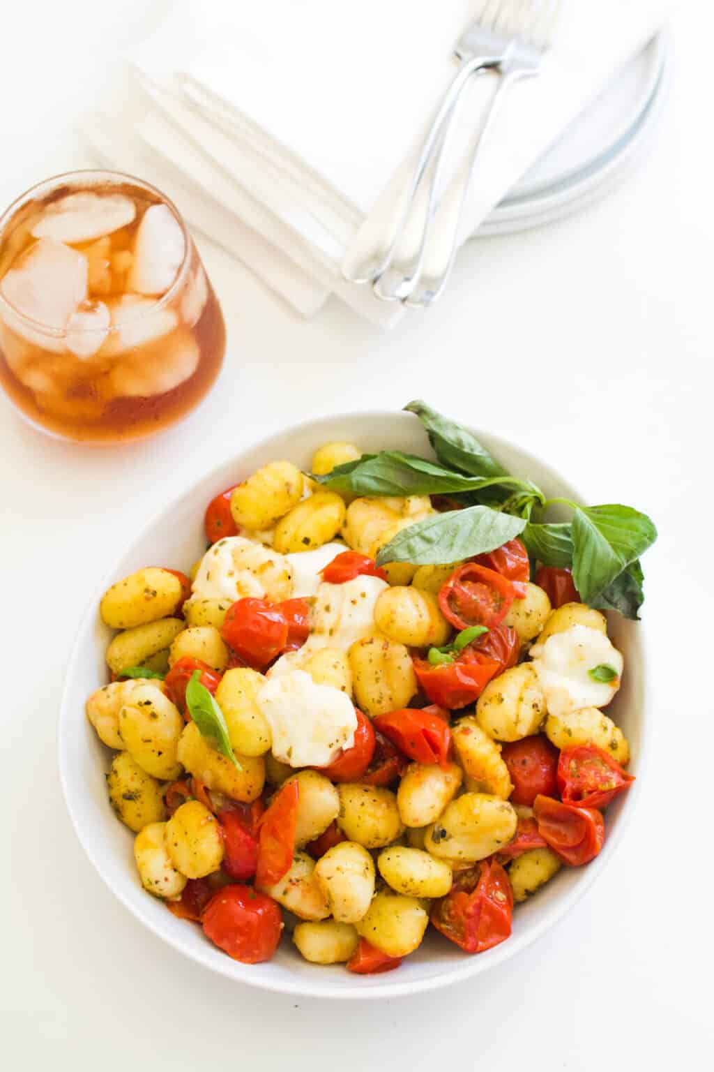 Easy Caprese Gnocchi Bake Recipe {On a Sheet Pan} - Cupcakes and Cutlery