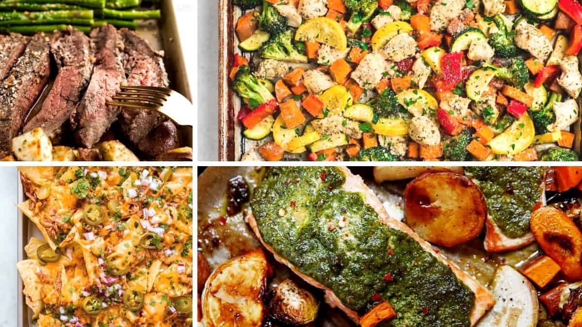 14 Quick Dinner Ideas That Only Require One Sheet Pan To Make