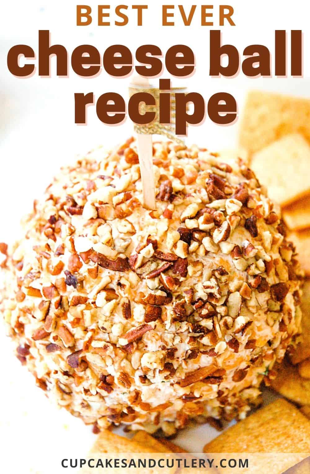 The Best Blue Cheese Cheese Ball Recipe Ever - Cupcakes And Cutlery