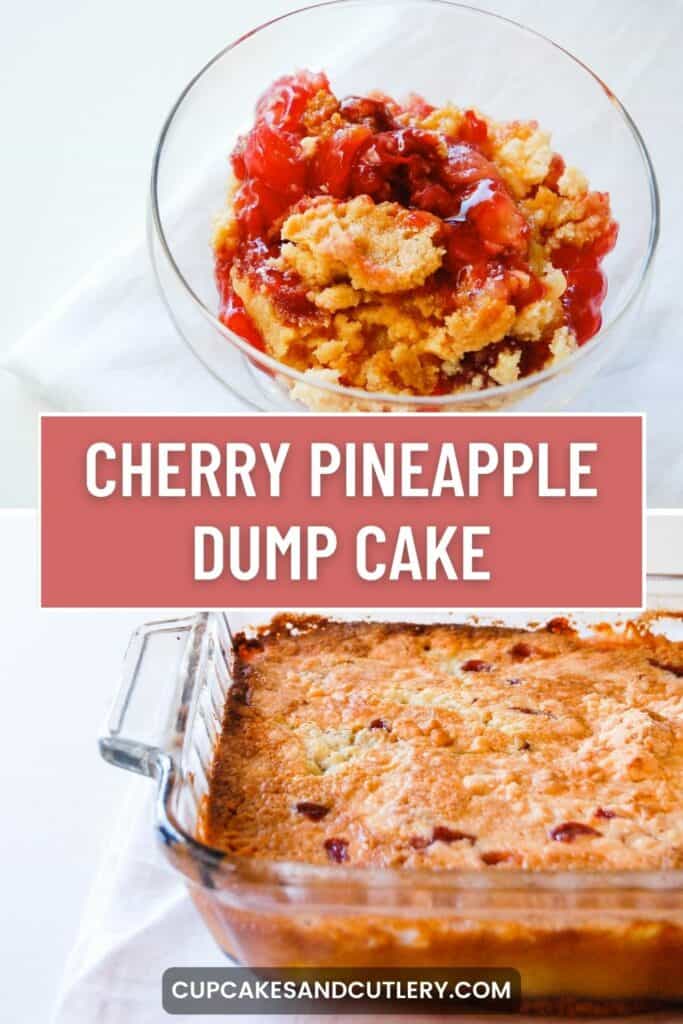 Cherry Pineapple Dump Cake • Love From The Oven