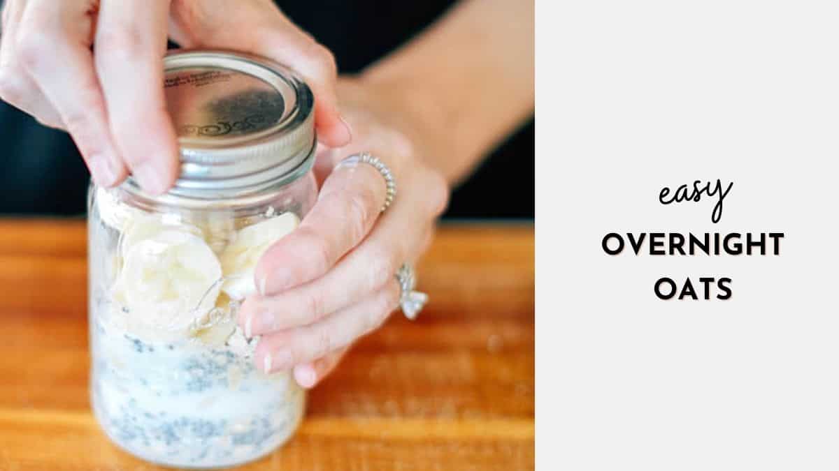 Easy Vanilla Overnight Oats Recipe - No Getting Off This Train