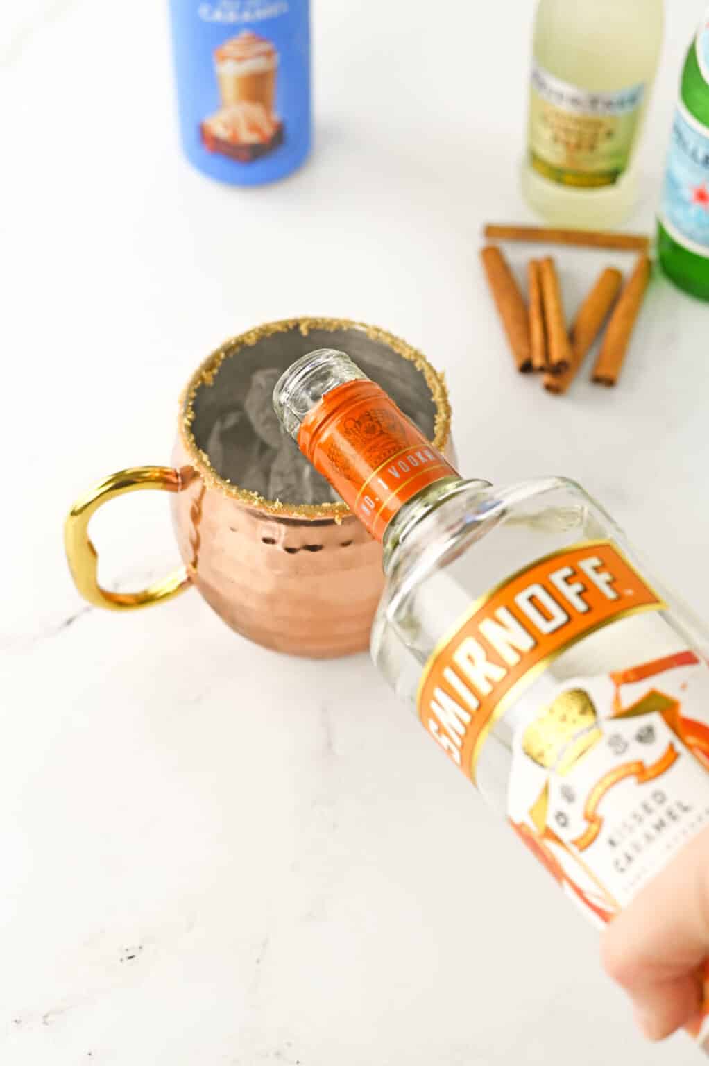 Easy Salted Caramel Moscow Mule Recipe - Cupcakes and Cutlery