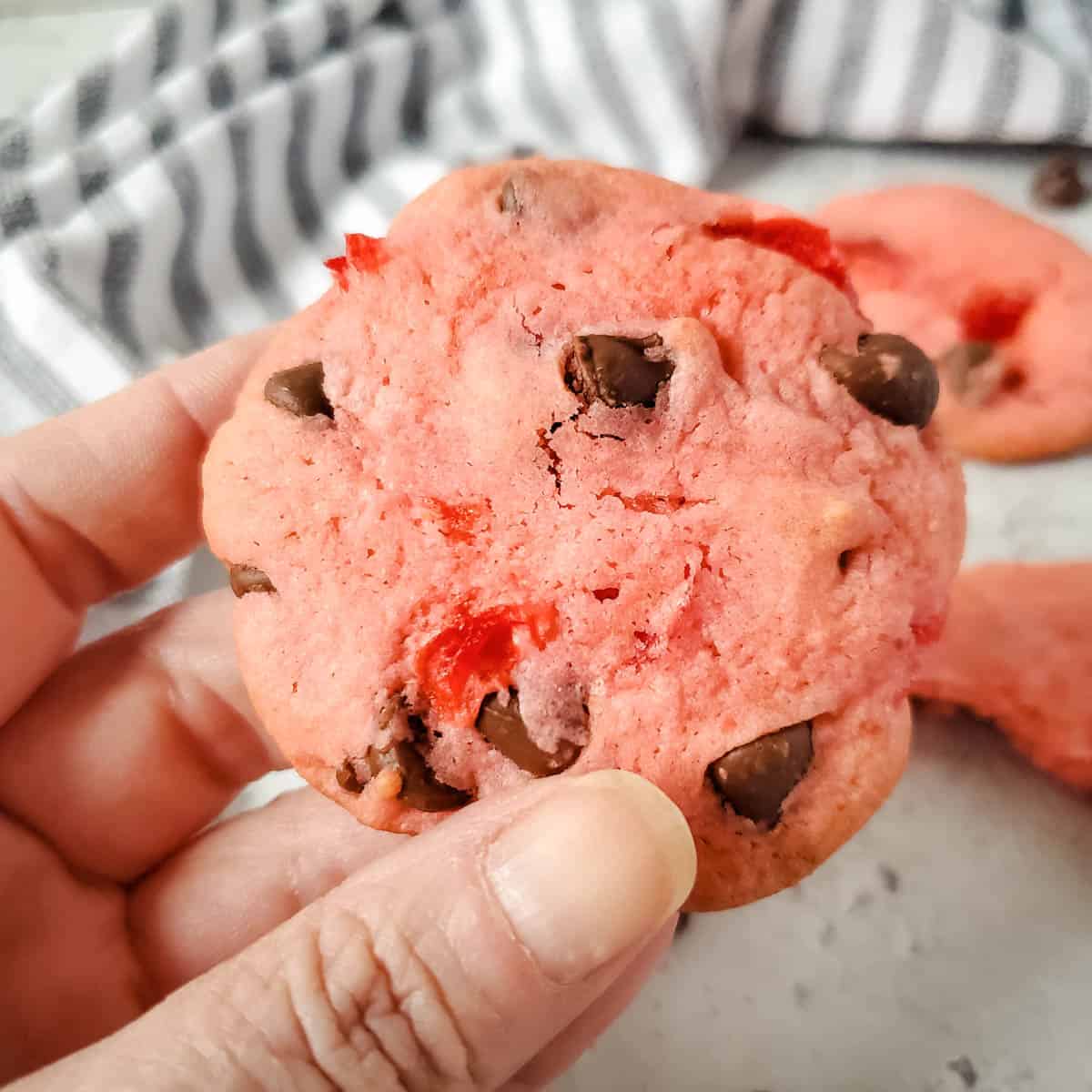 Cherry Chip Cake Mix Cookies - The Ashcroft Family Table
