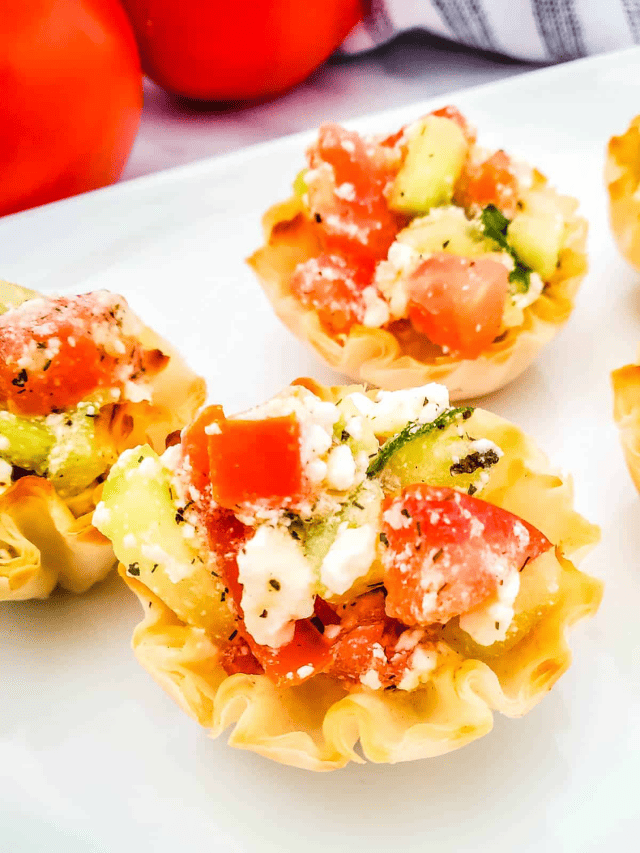 Mediterranean Phyllo Cups - Cooking LSL